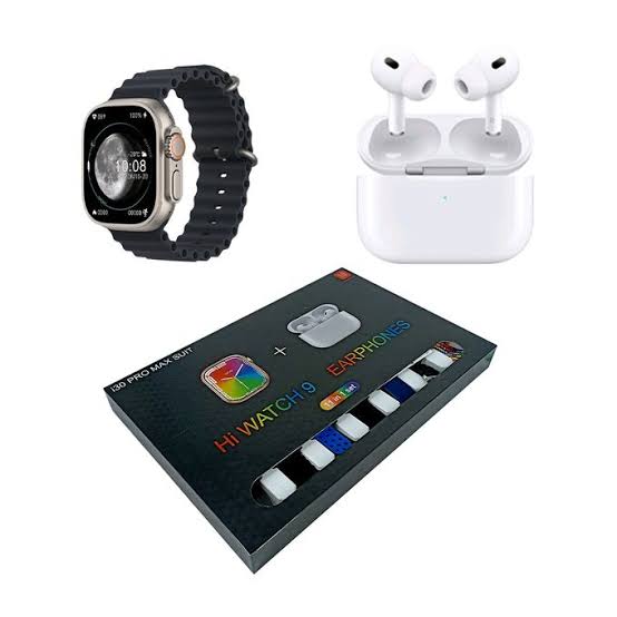 i30 Pro Max Suit Hi watch 9 Ultra 11 in 1 Set